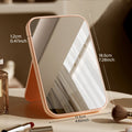 1 portable pink/white makeup mirror, foldable travel makeup mirror,dressing table