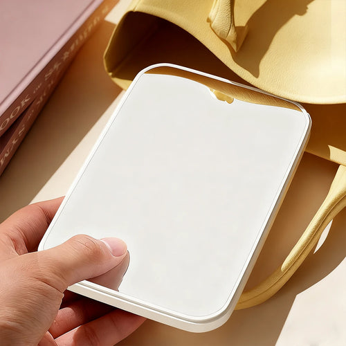 1 portable pink/white makeup mirror, foldable travel makeup mirror,dressing table